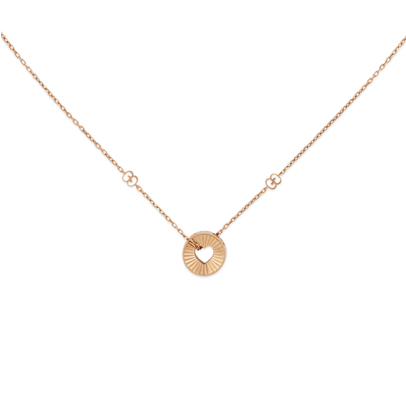 Gucci Icon Star Necklace in 18K Pink Gold