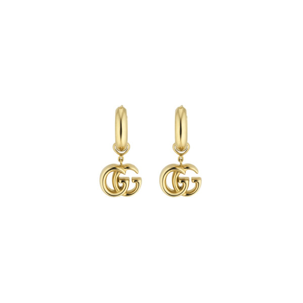 Gucci GG Running Earrings in 18k Yellow Gold | YBD58201700100U
