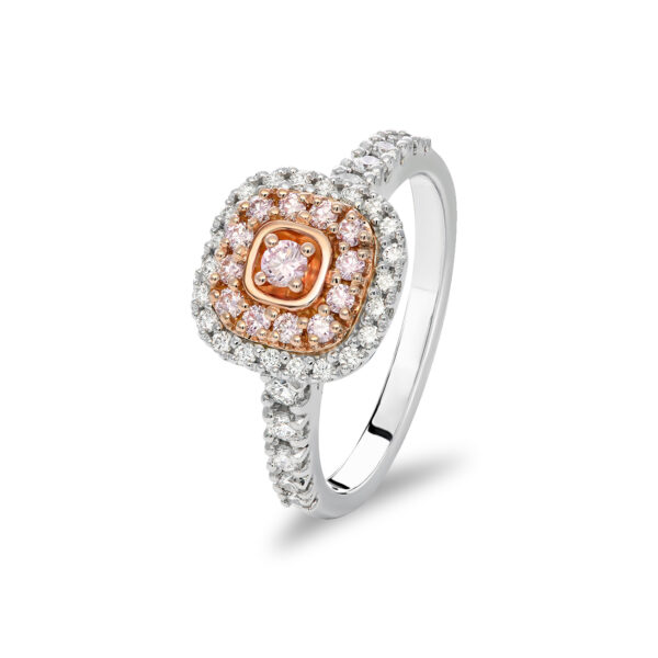 White & Argyle Pink Diamond Blush Elizabeth Ring | BPR-CSDSB0301