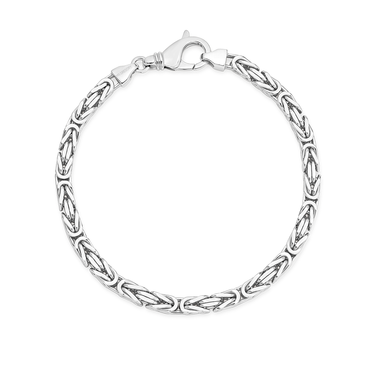 Sterling Silver Kings Link Bracelet