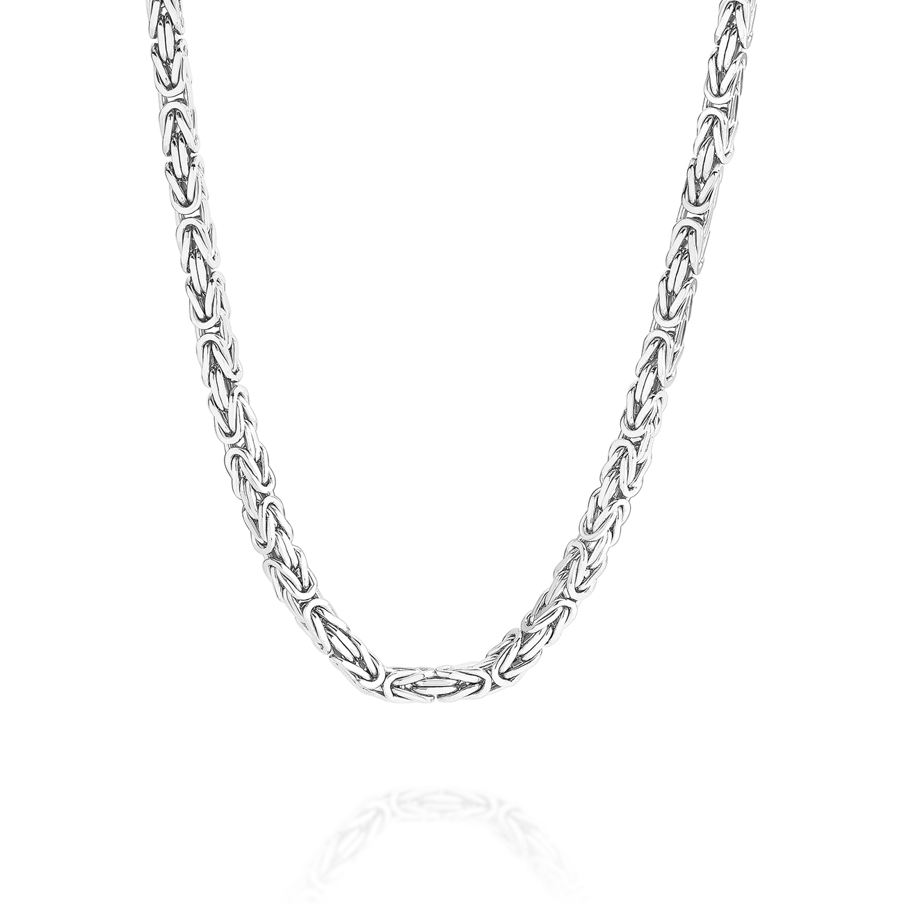 Sterling Silver Kings Link Chain