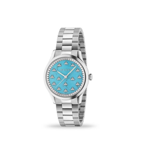 Gucci YA1265044 G Timeless 32mm Turquoise Dial MB 1