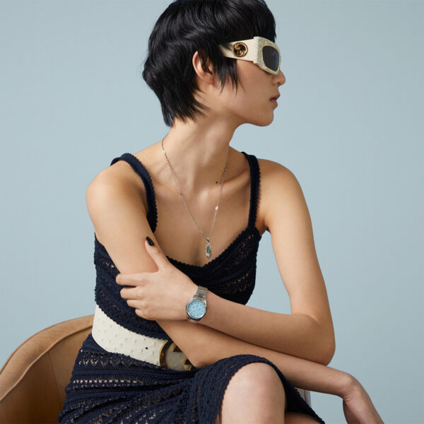 Gucci YA1265044 G Timeless 32mm Turquoise Dial MB 4