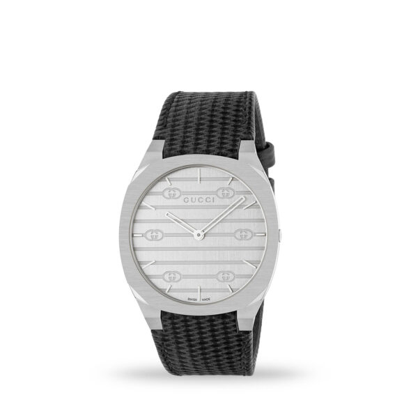 Gucci YA163419 Gucci 25H 38mm Silver Dial LS 1