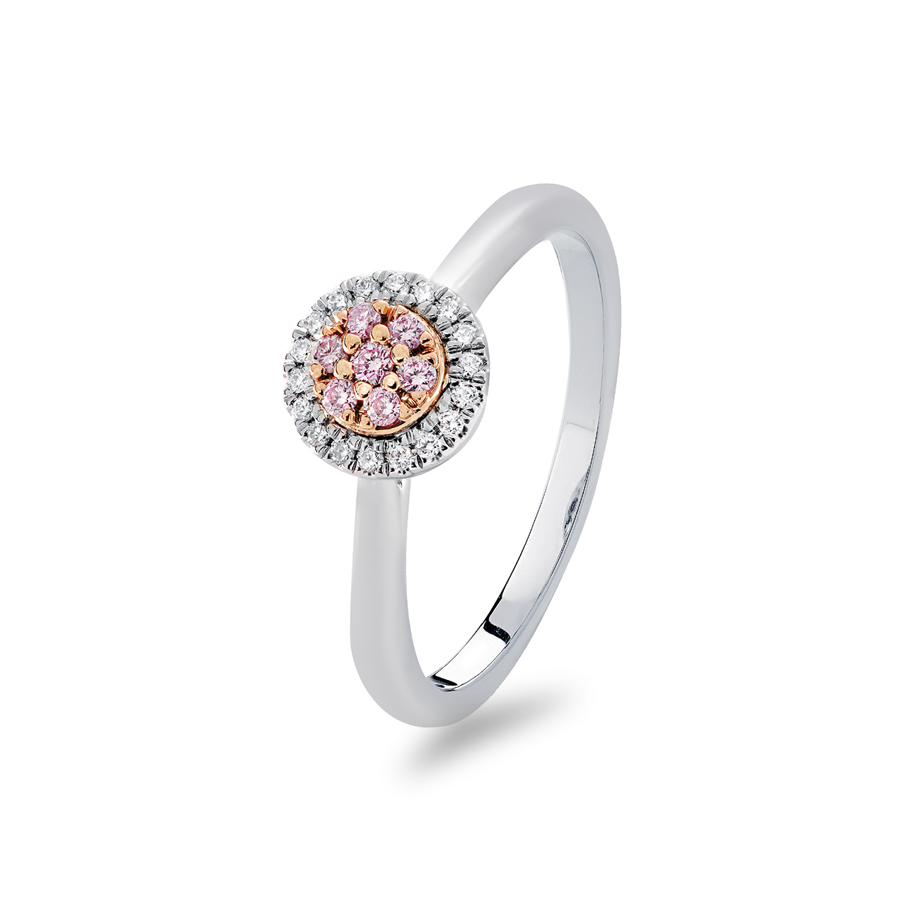 White &#038; Argyle Pink Diamond Blush Eloise Ring