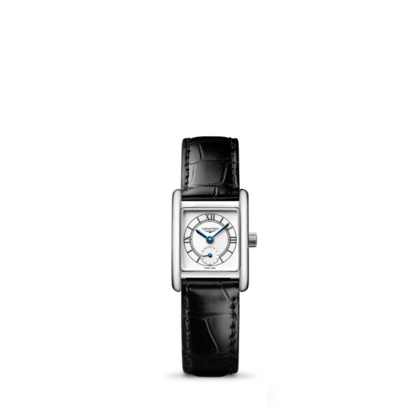 Longines L52004752 DolceVita Mini Silver Dial Black Leather 01N