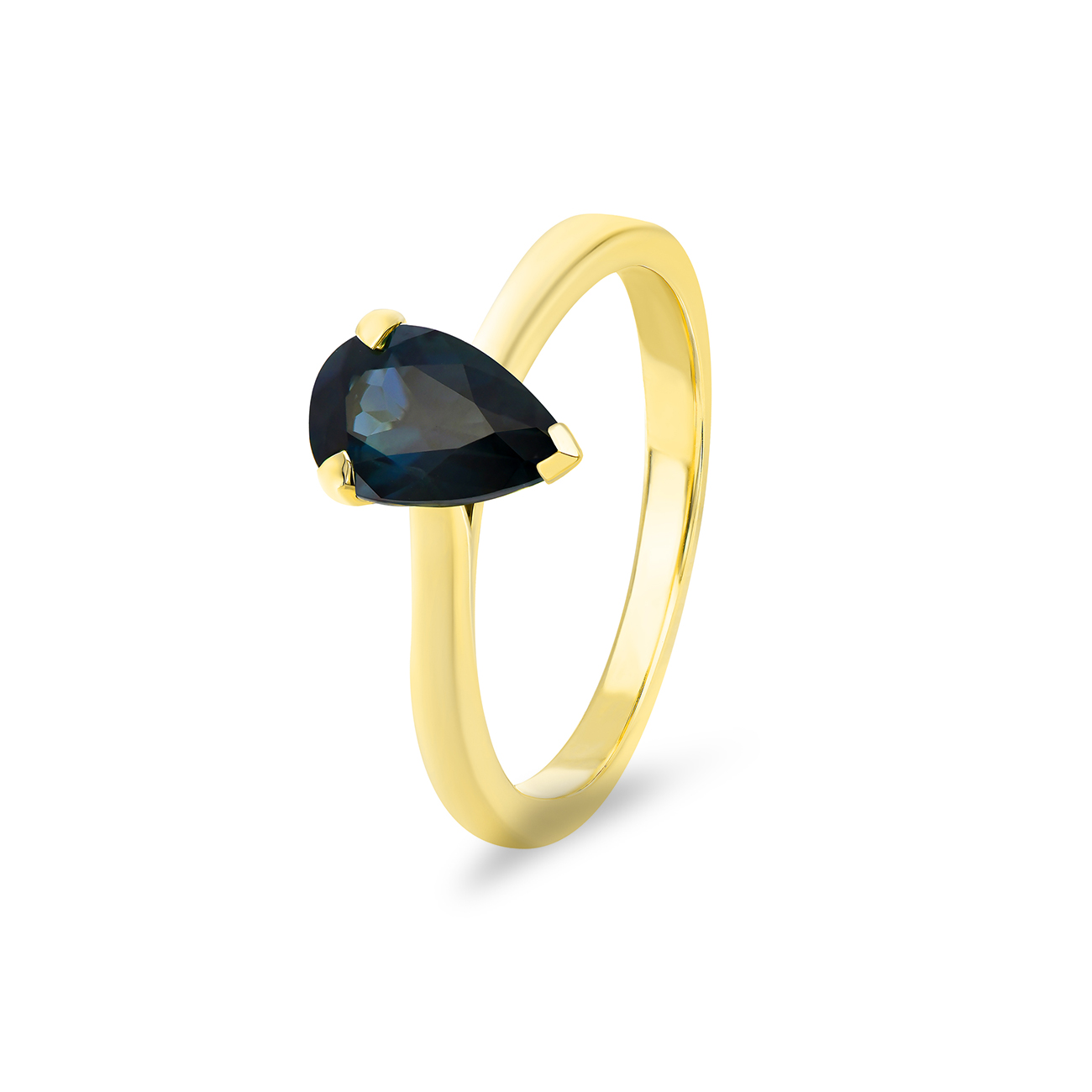 Blue Australian Sapphire Maira Ring