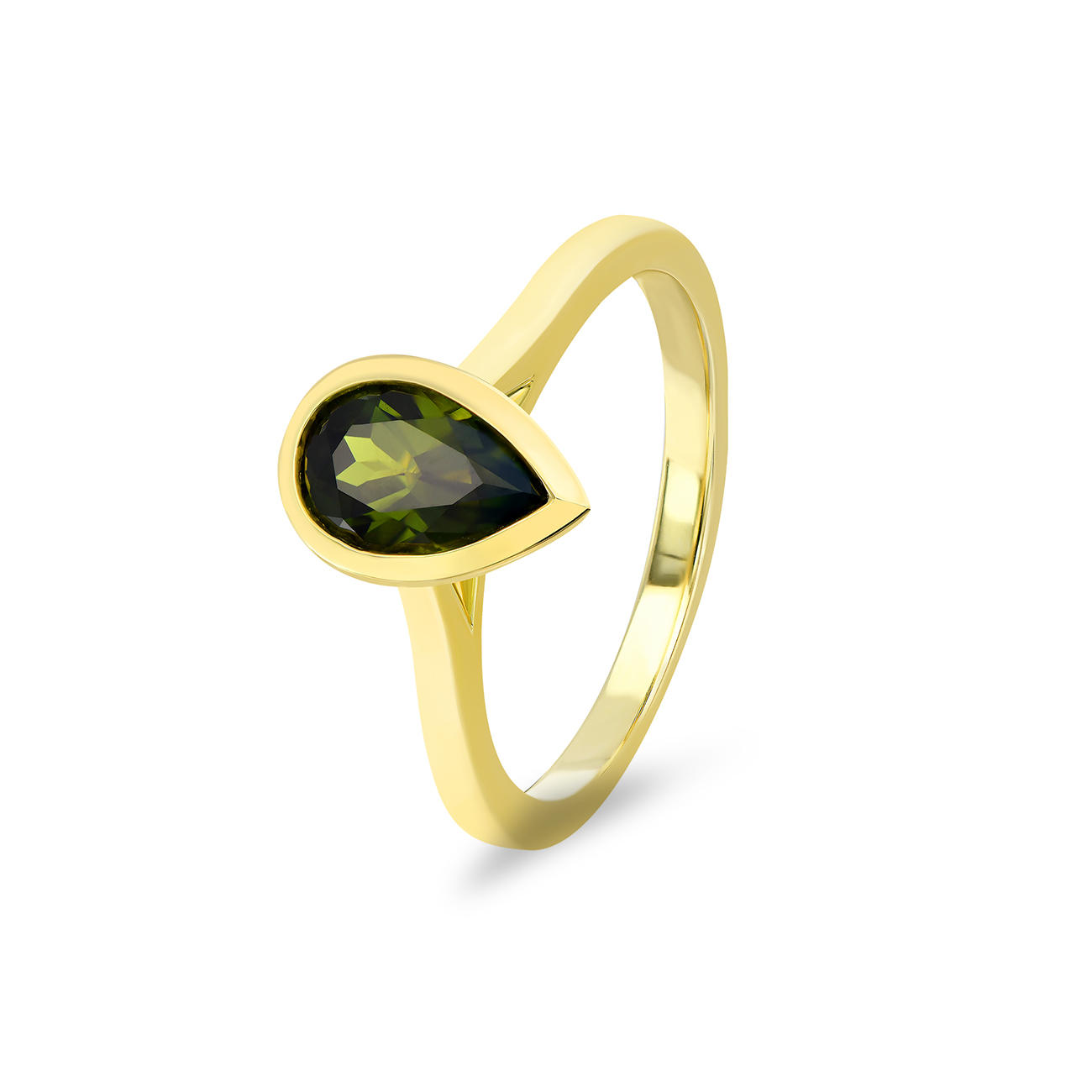 Green Australian Sapphire Adelia Ring