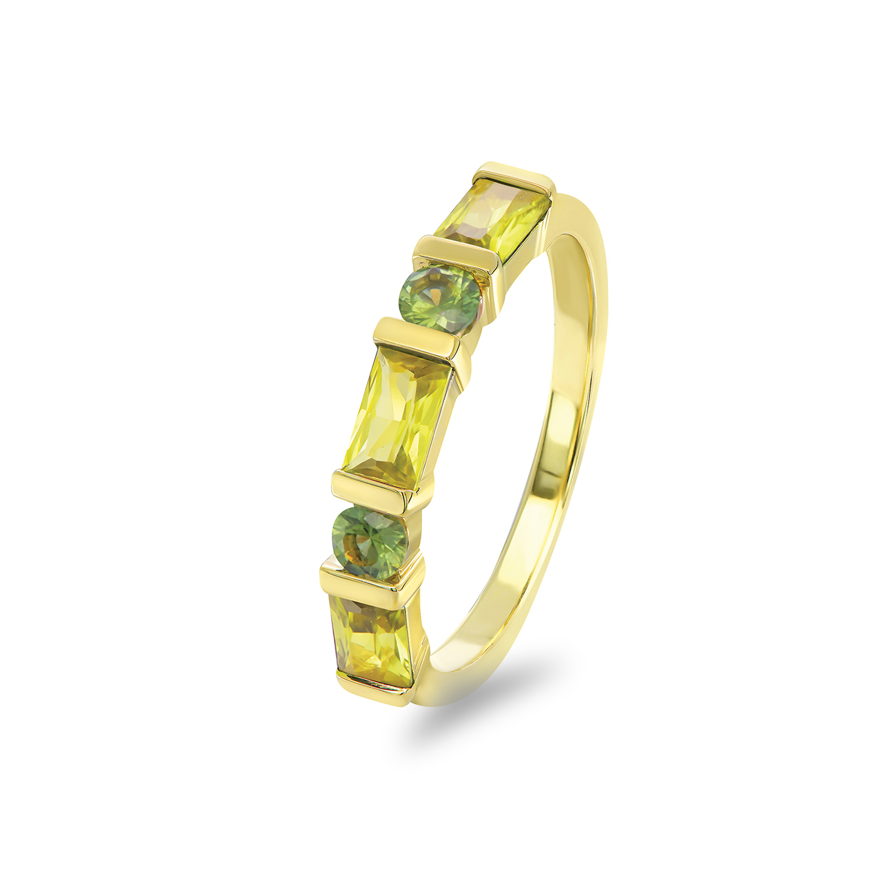 Yellow &#038; Teal Australian Sapphire Aleena Ring