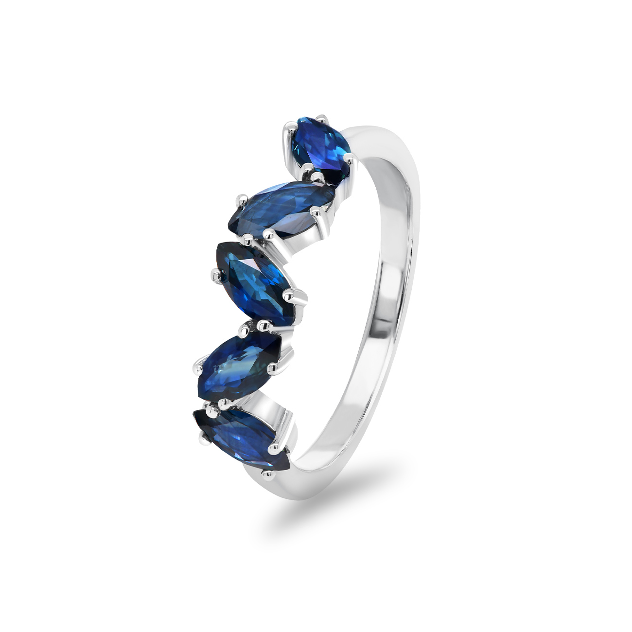 Blue Australian Sapphire Matilda Ring