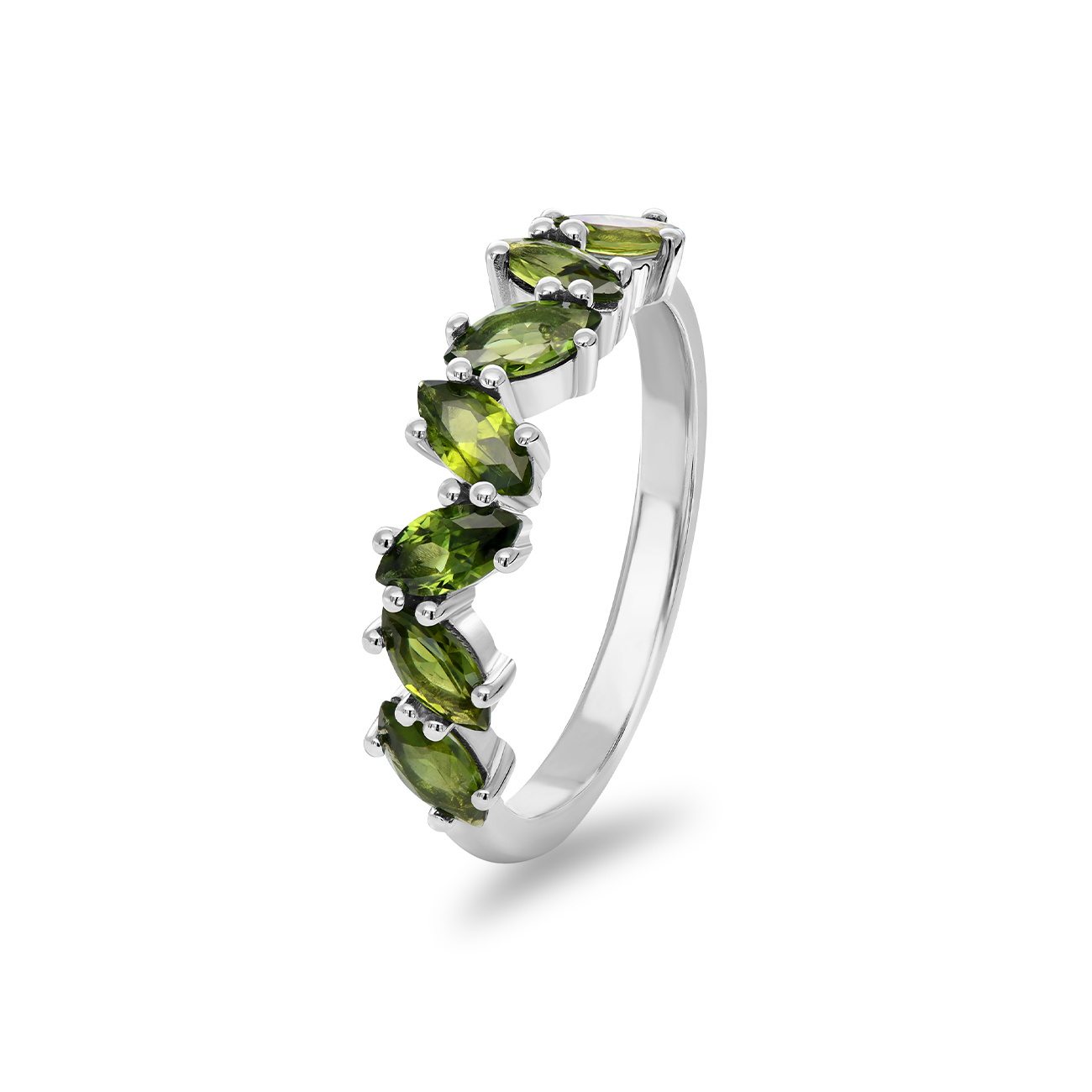 Green Australian Sapphire Sophia Ring