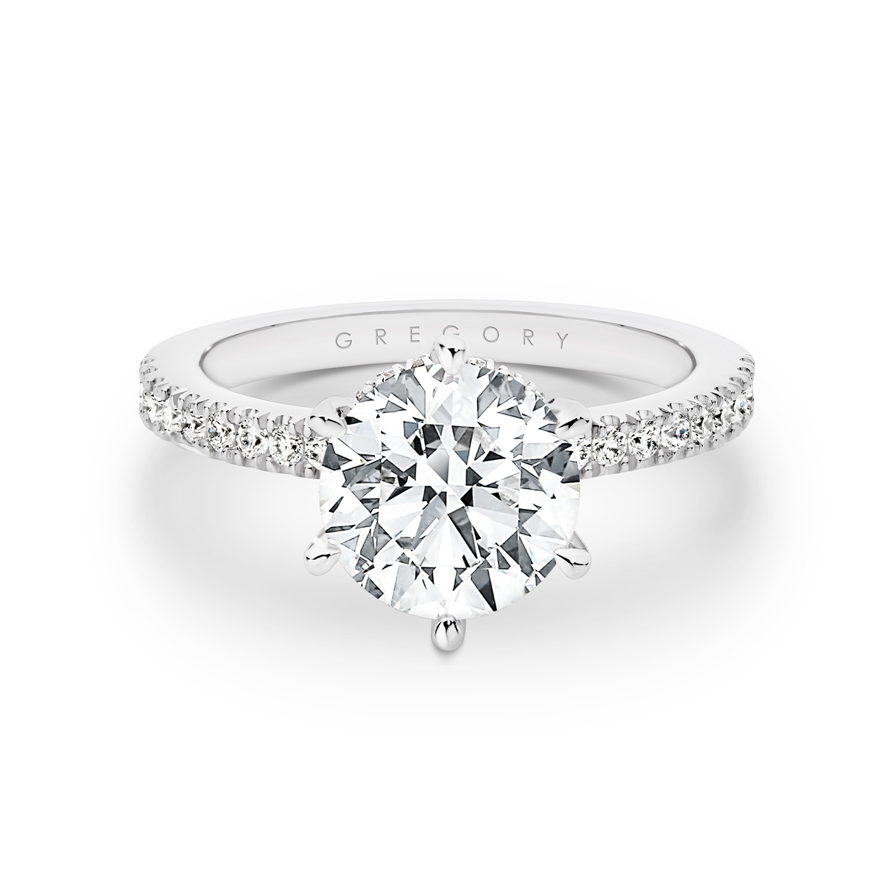 Round Brilliant Solitaire Diamond Engagement Ring