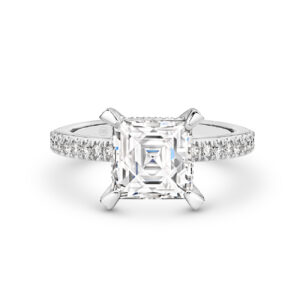 Tycoon Square 3.06ct Diamond Engagement Ring