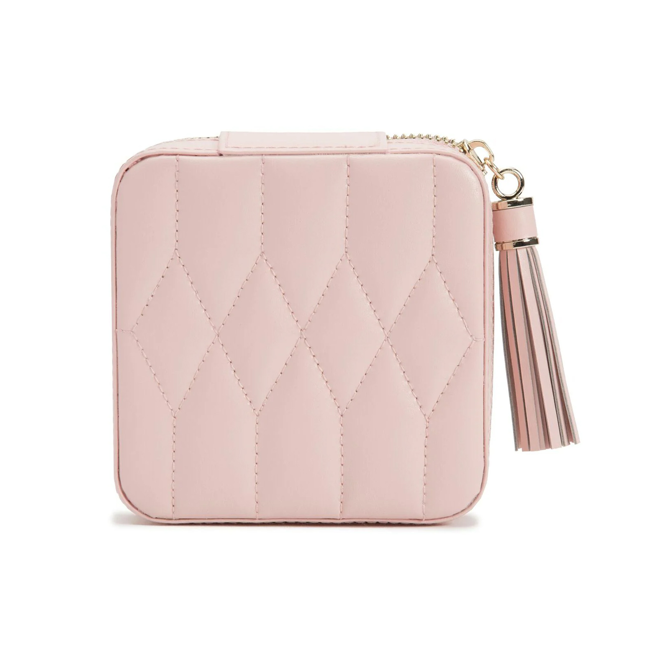 Wolf Caroline Zip Travel Case in Rose Quartz