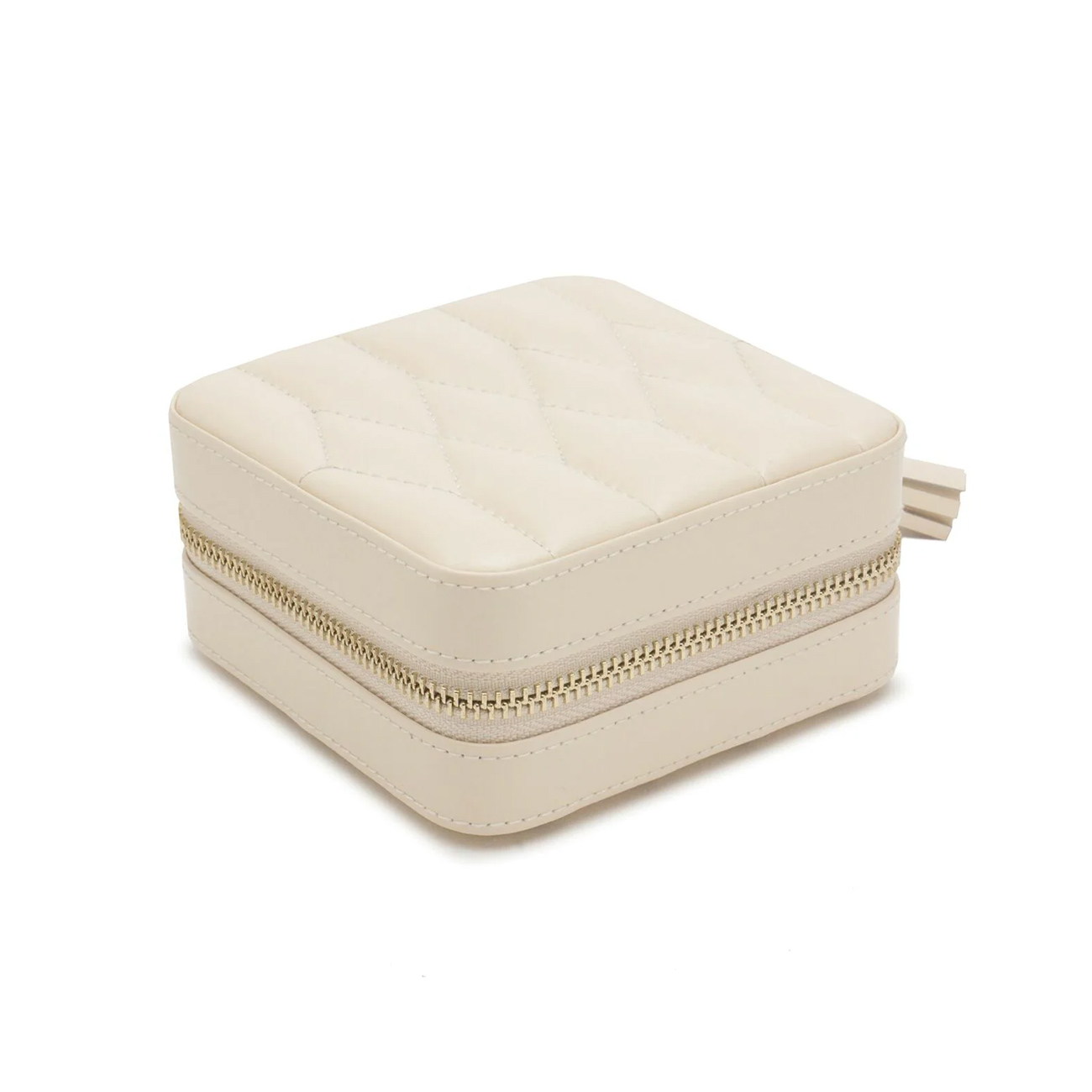 Wolf Ivory Caroline Zip Travel Case
