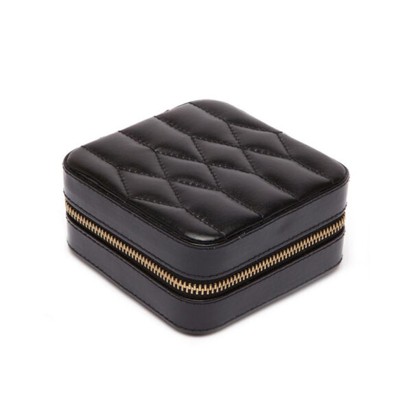 Wolf Caroline Zip Travel Case in Black - 329971