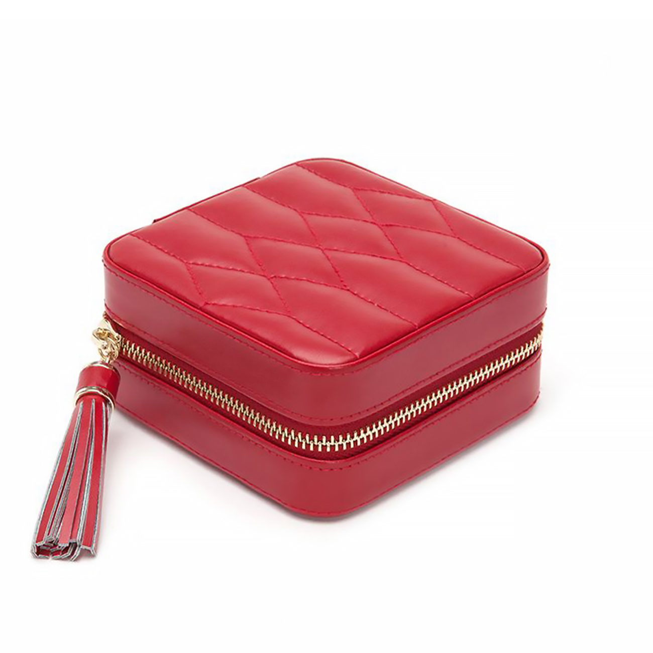 Wolf Caroline Zip Travel Case in Red