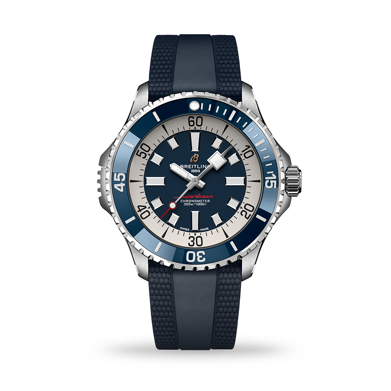 Breitling superocean 46mm blue outlet