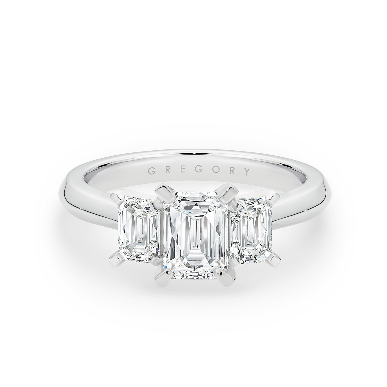 Trilogy Tycoon 8 Diamond Engagement Ring