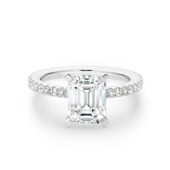 Emerald Cut Diamond Engagement Ring