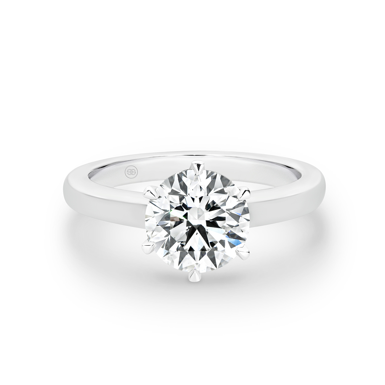 Round Brilliant Solitaire Diamond Engagement Ring