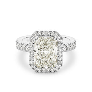 Radiant Cut 5.01ct Diamond Engagement Ring