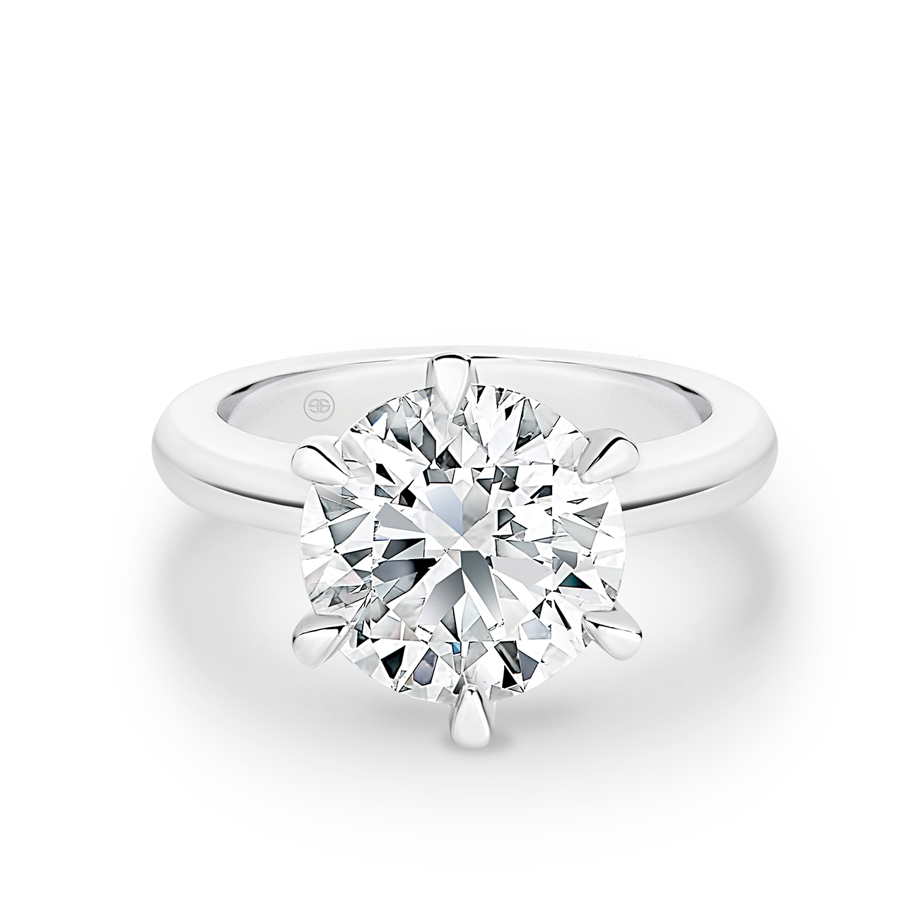 Round Brilliant Solitaire Diamond Engagement Ring