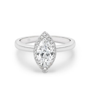 Marquise Cut Diamond Engagement Ring
