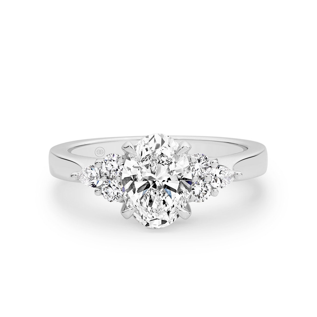 Oval Shape Diamond Engagement Ring