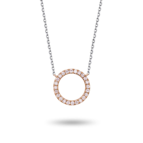 Pink Diamond Blush Sunday Necklace BPP-RDNNB0101