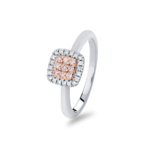 Pink & White Diamond Blush Hope Ring BPR-CSCPB0201