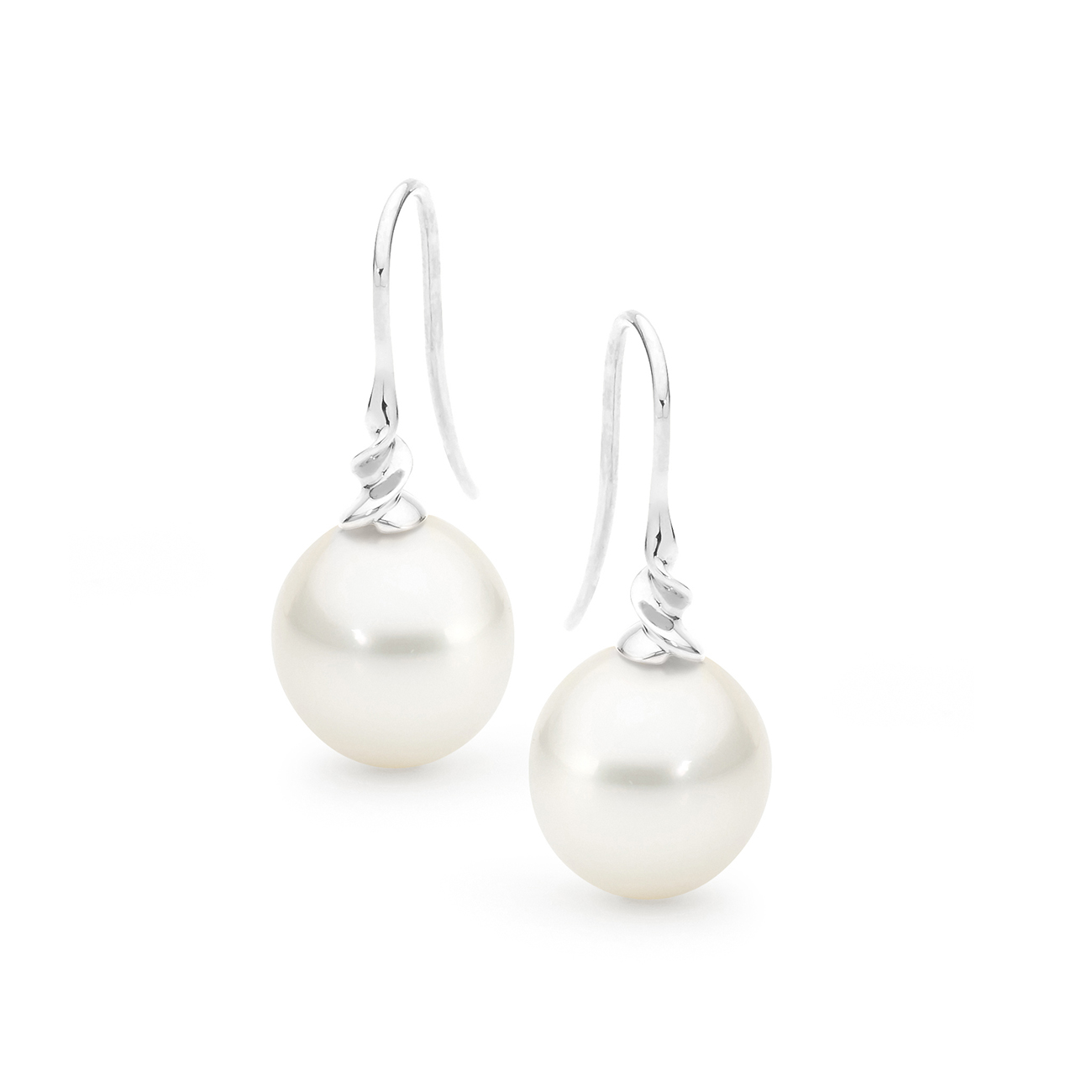 Allure South Sea Pearl Twisted Earrings