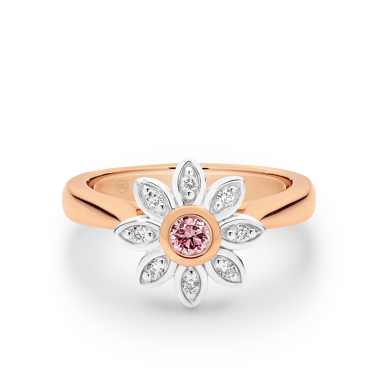 Natural Fancy Pink & White Diamond Eternal Promise