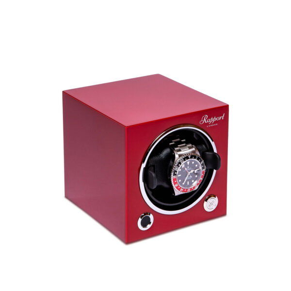 Rapport Evolution MKIII Single Watch Winder (Crimson Red)
