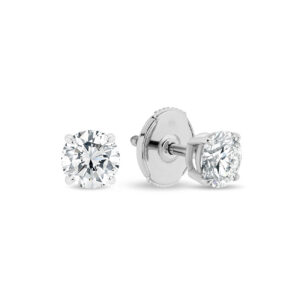 Classic Diamond Studs in 18K White Gold 0.10-0.30ct