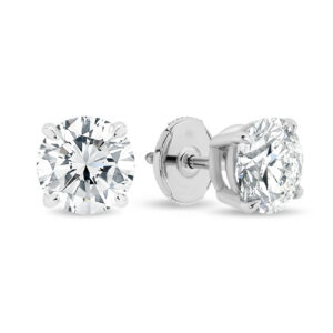 Classic Diamond Studs in 18K White Gold 0.80-1.40ct