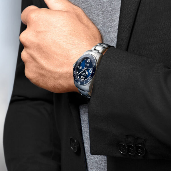 Longines HydroConquest 43mm Watch, blue dial