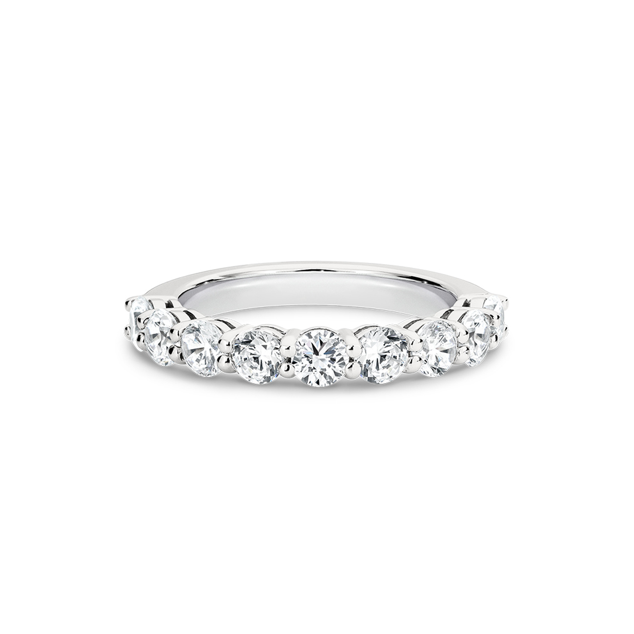 Cubic Zirconia Silver Round Ellora Dress Ring