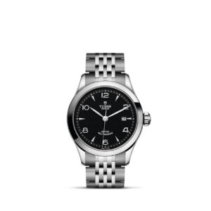 Tudor 1926 28mm M91350-0002 black embossed dial stainless steel women’s watch