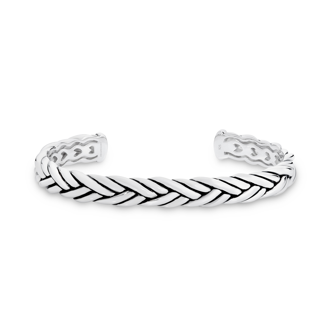 Sterling Silver Braided Cuff