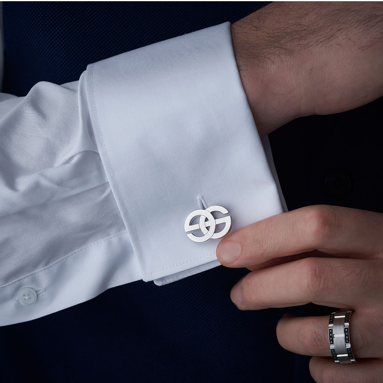 Sterling Silver Signature Cufflinks