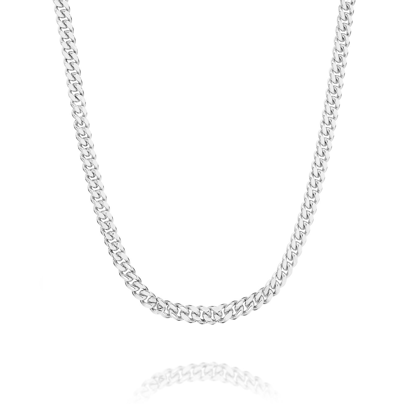 Sterling Silver Curb Necklace