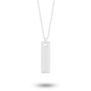 Sterling Silver ID Necklace