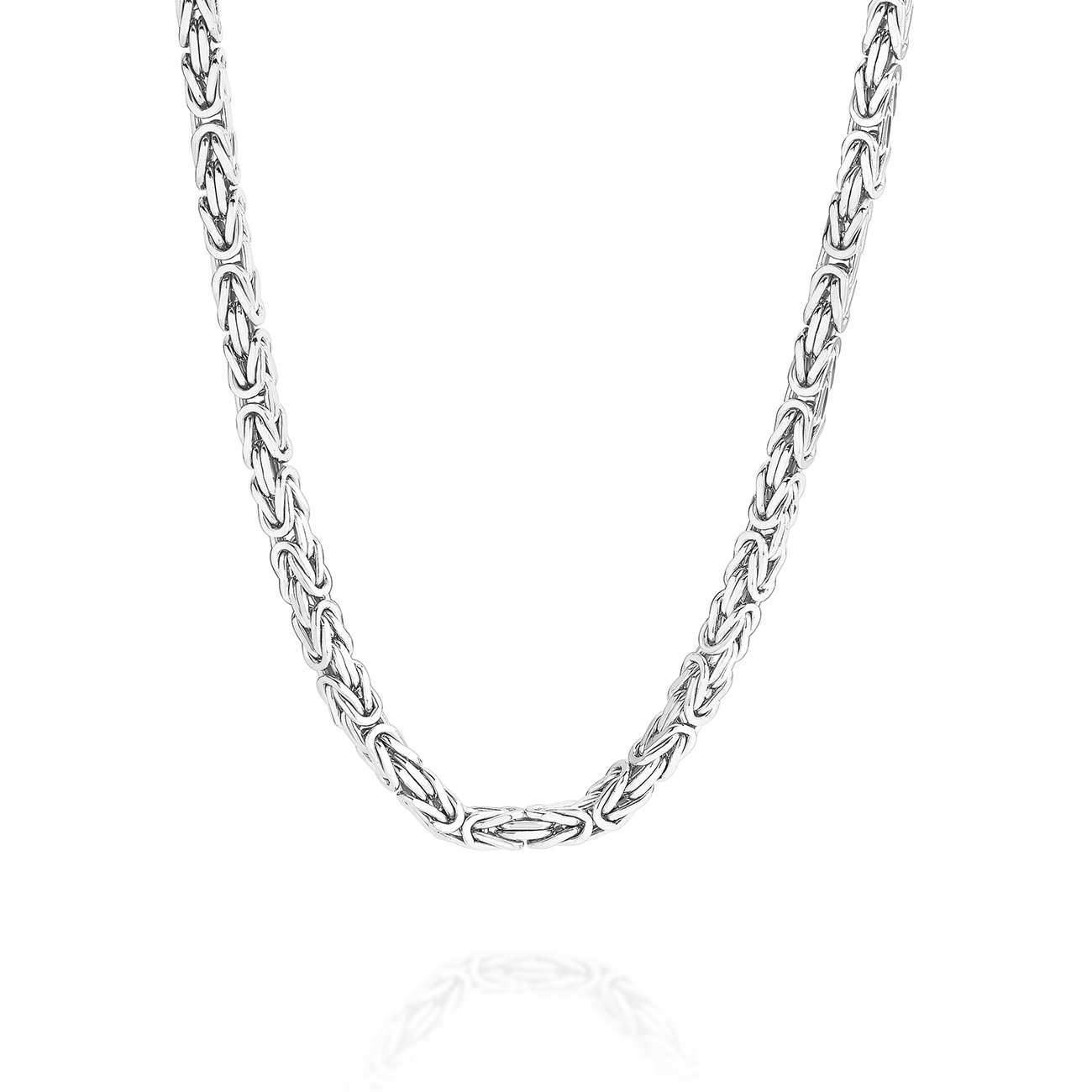 Sterling Silver Kings Link Chain