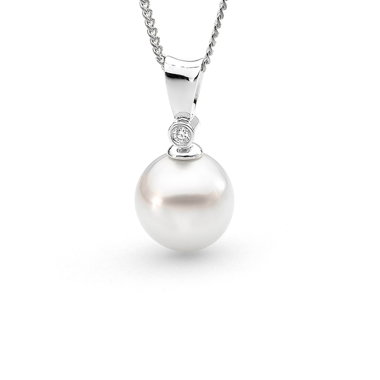 Allure South Sea Pearl & Diamond Pendant