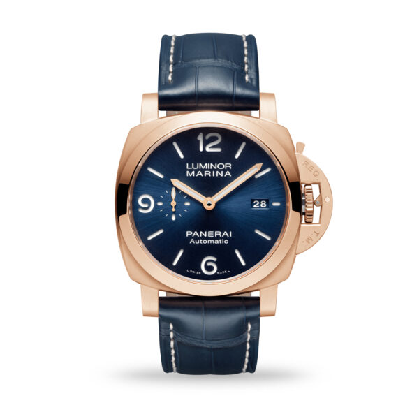 Panerai Luminor Marina Goldtech Sole Blu 44mm PAM01112