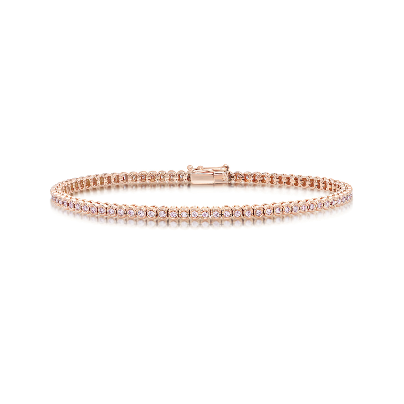 Pink Diamond Calla Tennis Bracelet