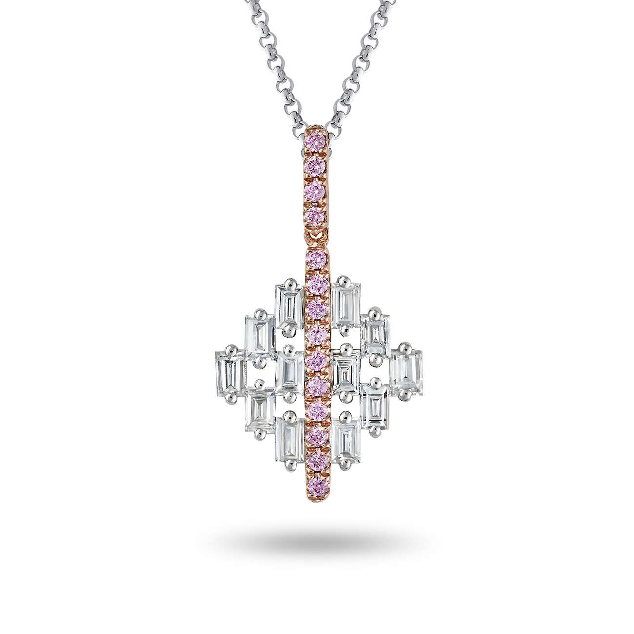 Kimberley White &#038; Argyle Pink Diamond Elena Pendant