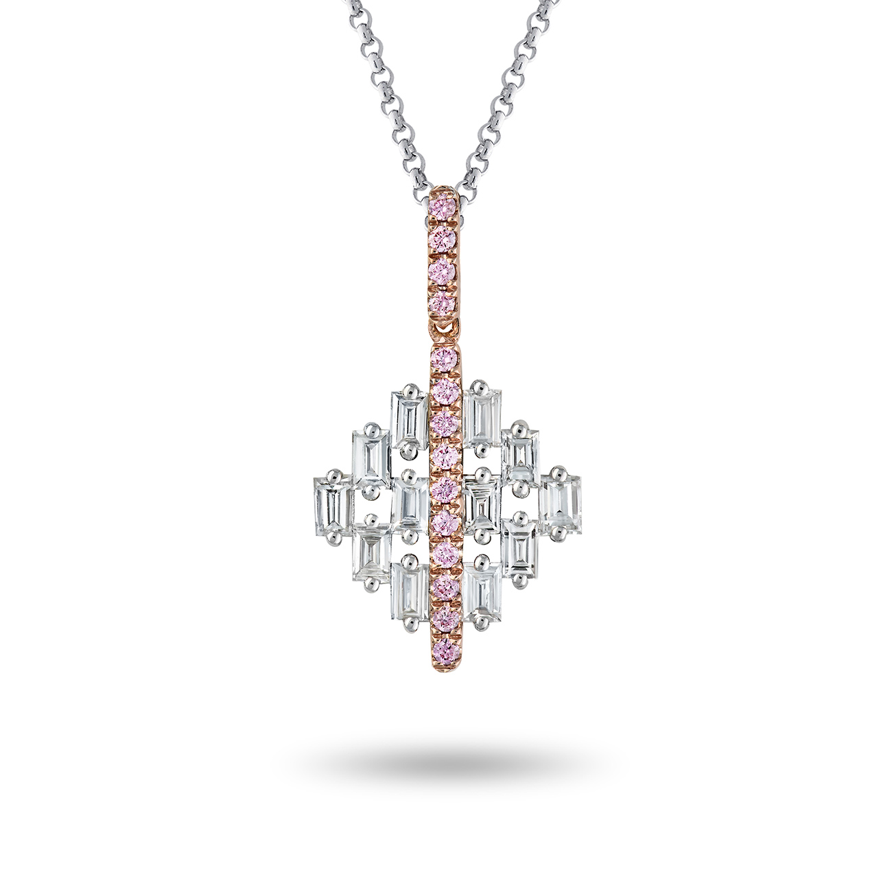 Kimberley White &#038; Argyle Pink Diamond Elena Pendant