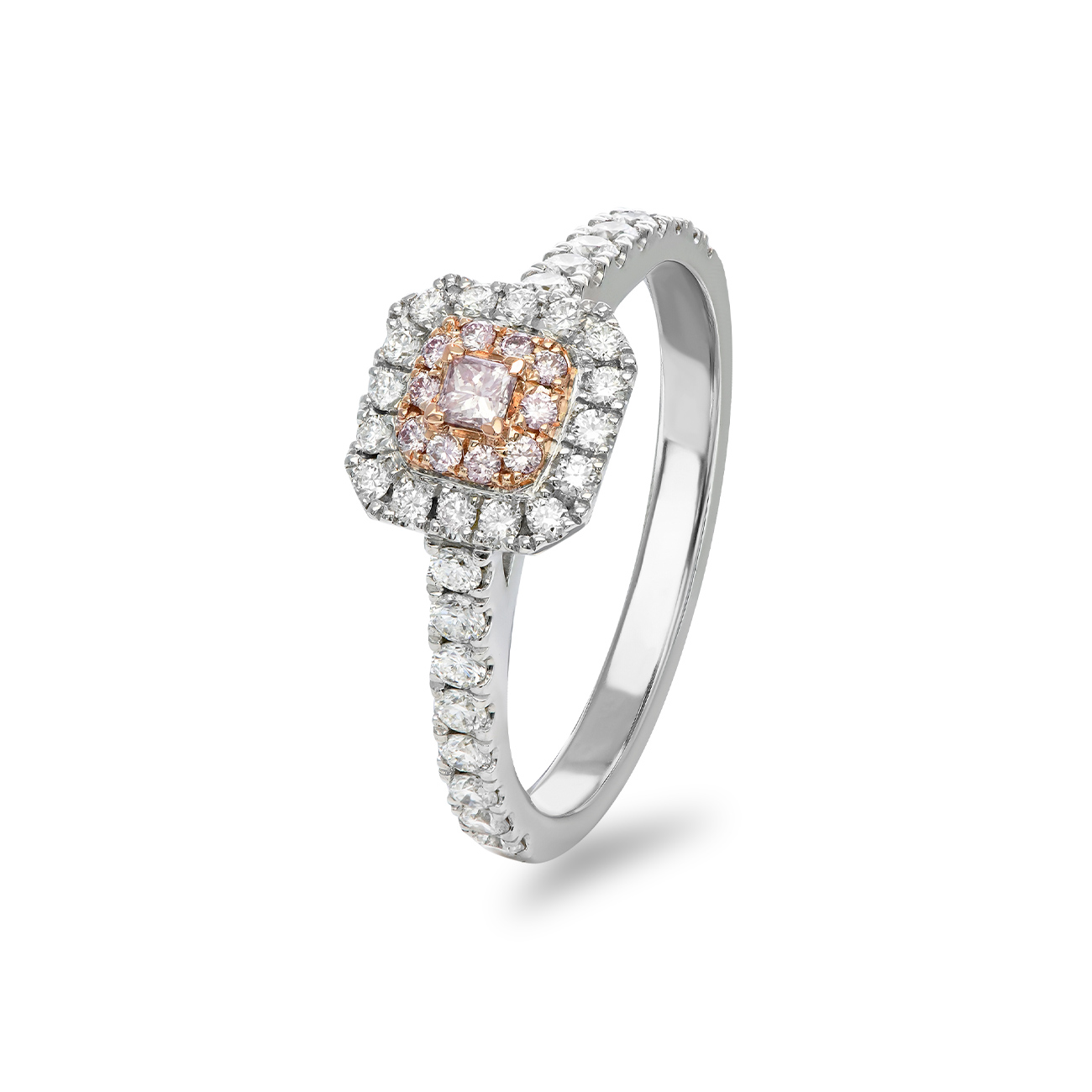 Kimberley White &#038; Argyle Pink Diamond Aubry Ring